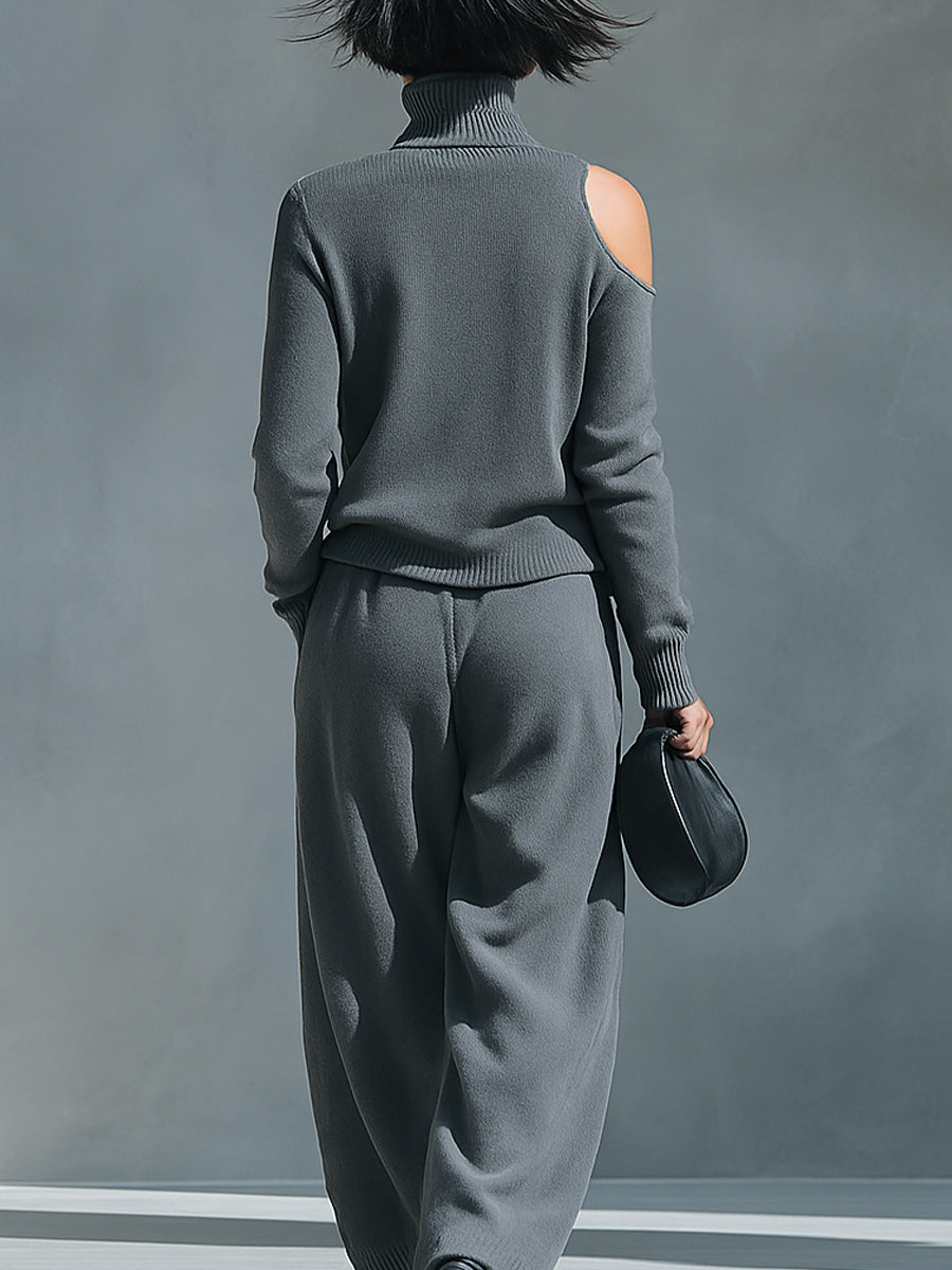 Ensemble moderne pour femmes avec une épaule dénudée et coupe MDA2539G2I