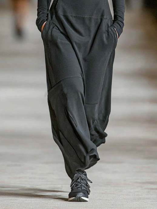 Robe maxi sportive pour femmes avec col montant et fermeture éclair MDA3197G9Y