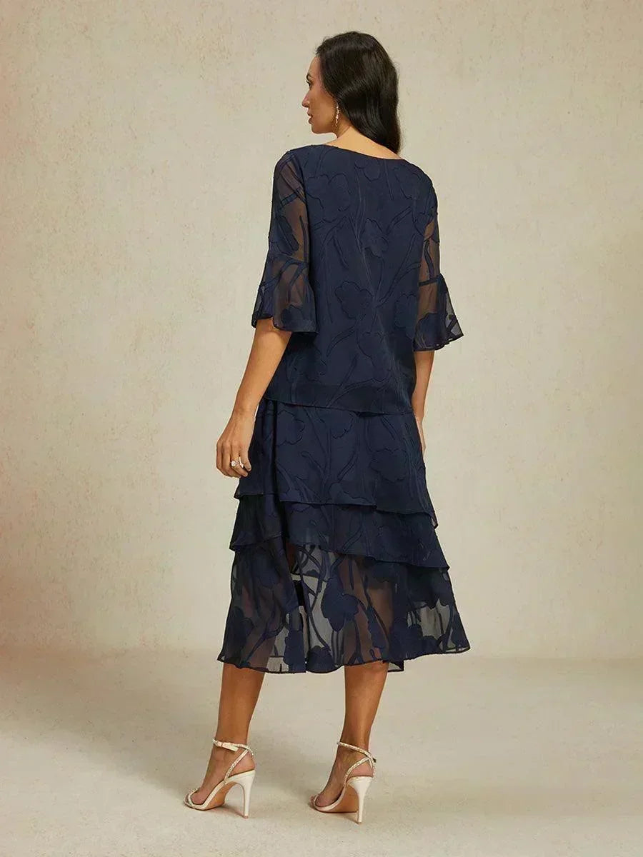 Chemise en soie avec des bords asymétriques