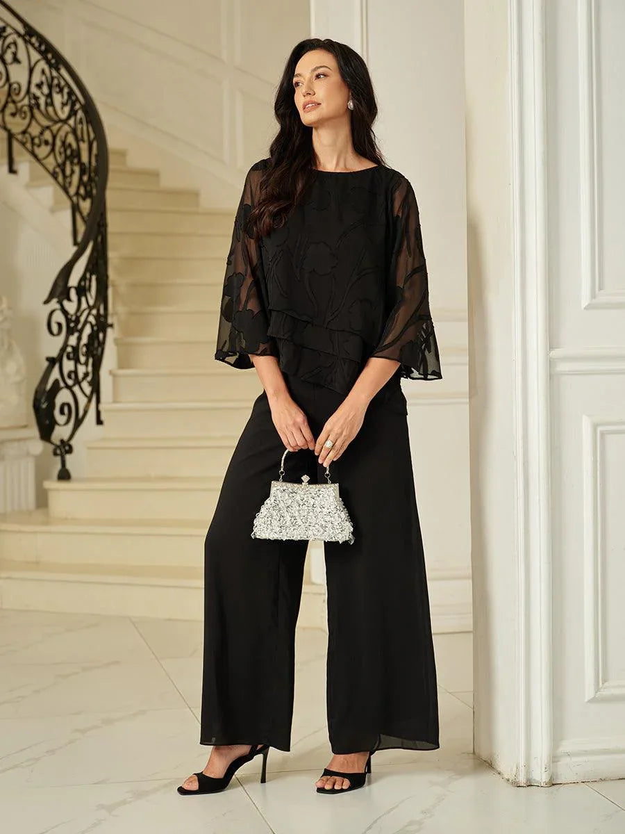Chemise en soie à motifs floraux