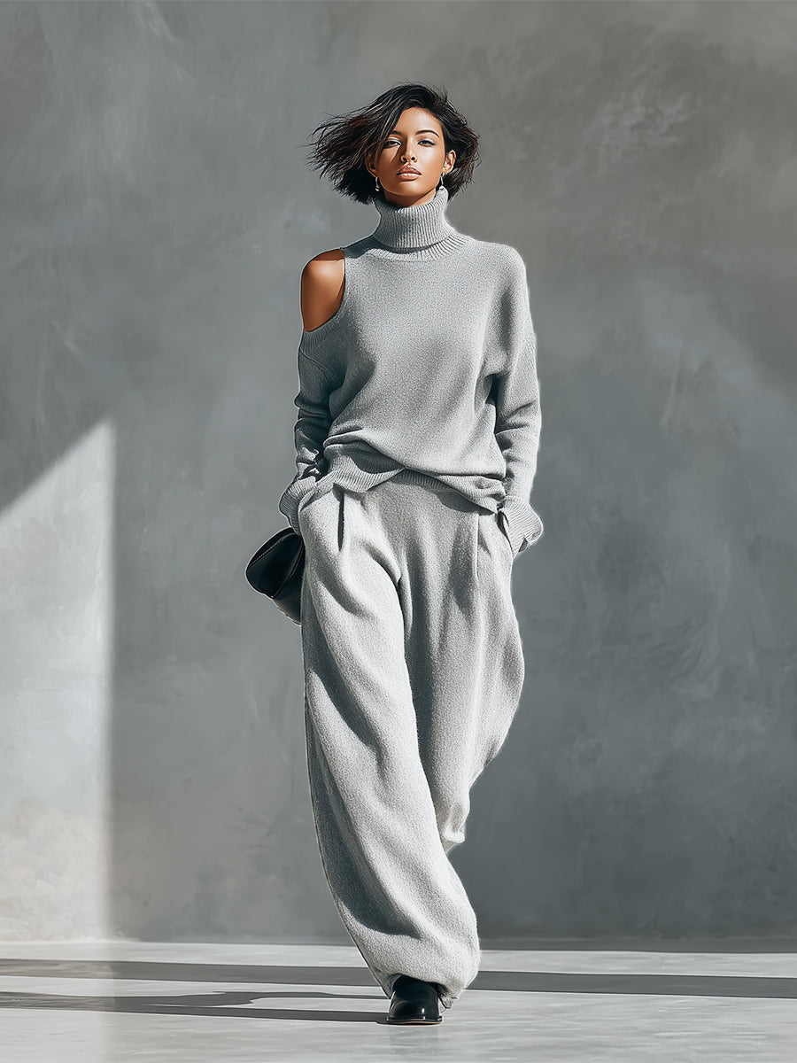 Ensemble moderne pour femmes avec une épaule dénudée et coupe MDA2539G2I