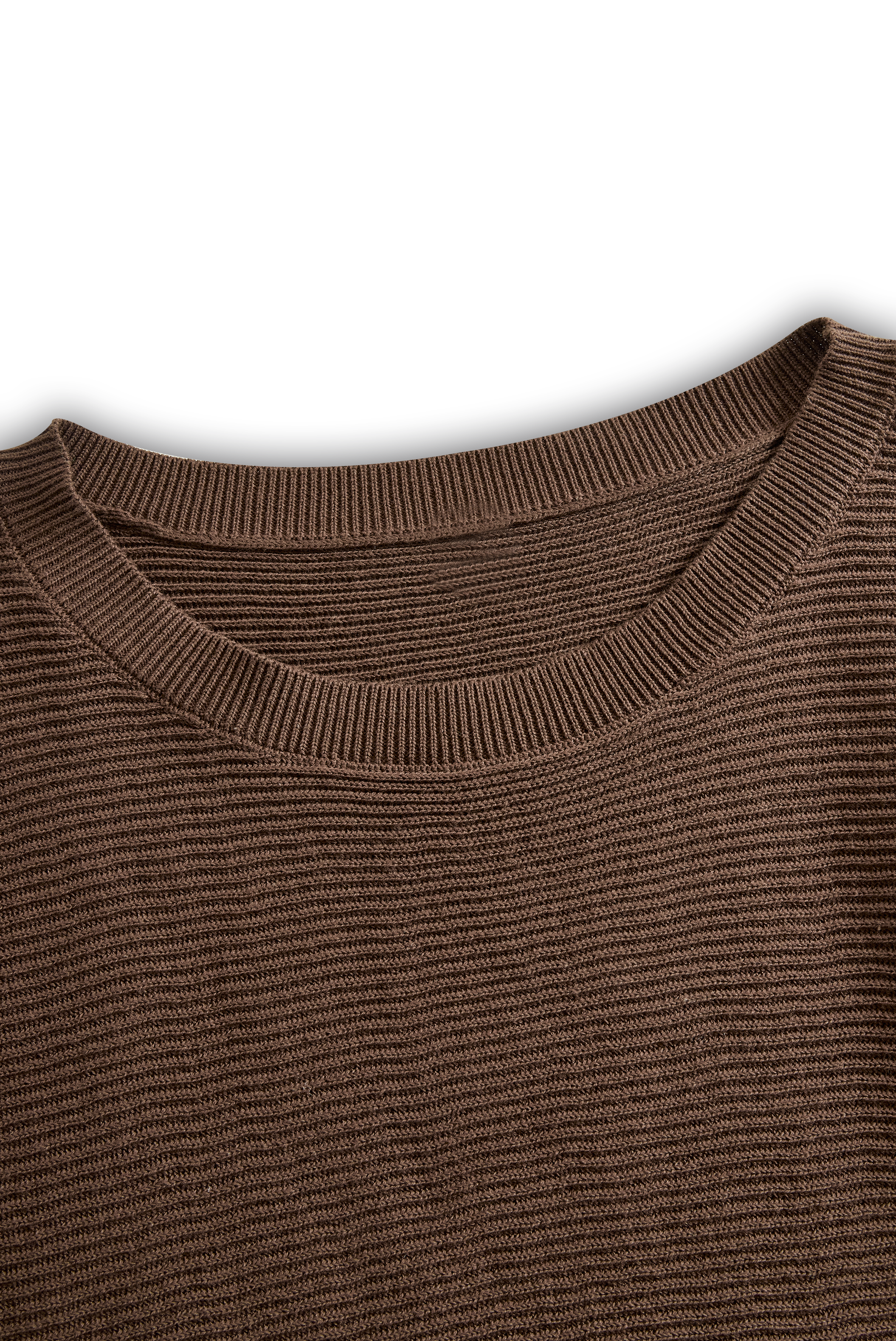Ensemble jupe et pull à col rond pour femmes MDA0737H3Y