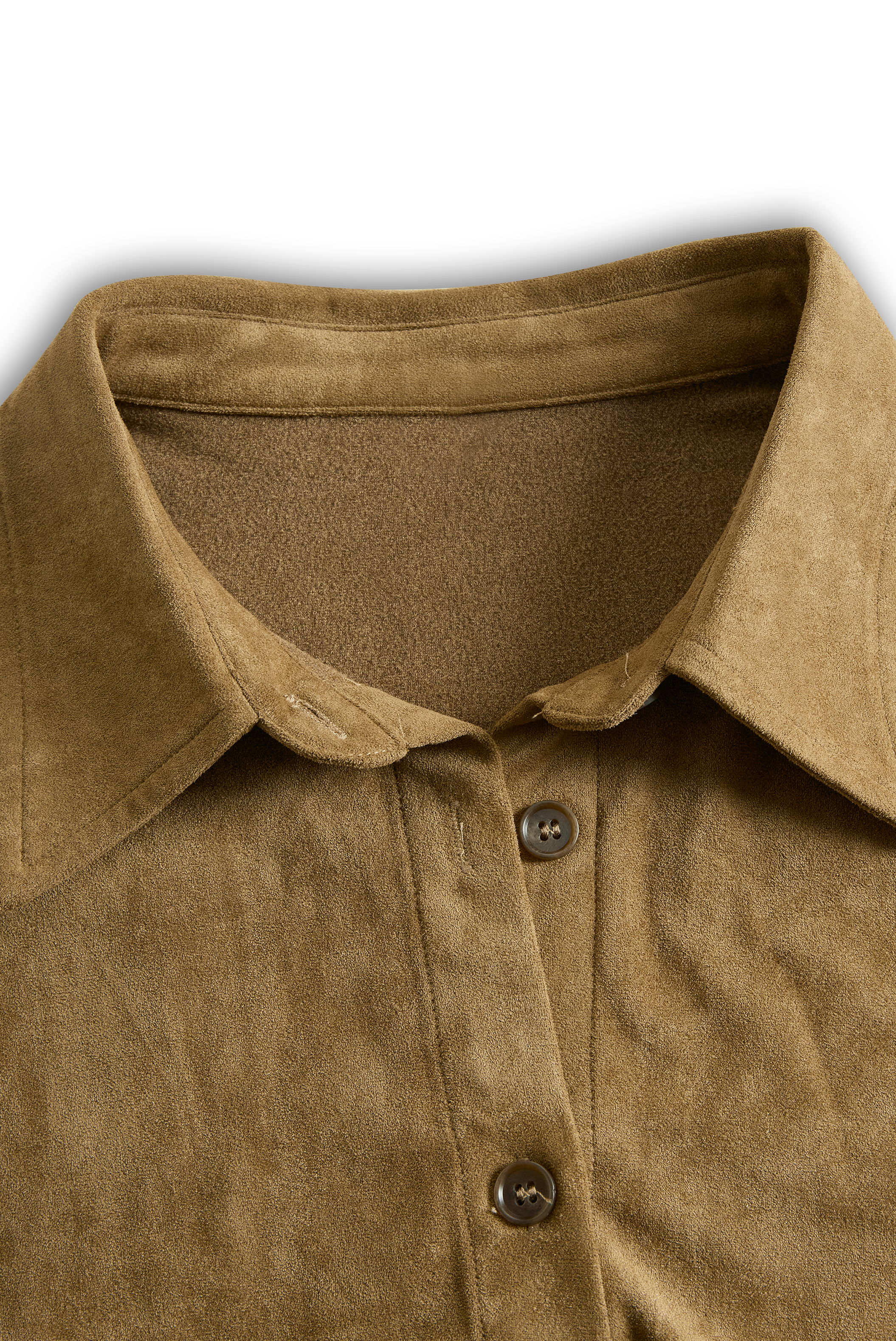 Robe midi à manches longues, un bouton, col à revers, en mélange de laine tendance pour femmes MDA1867H7Y