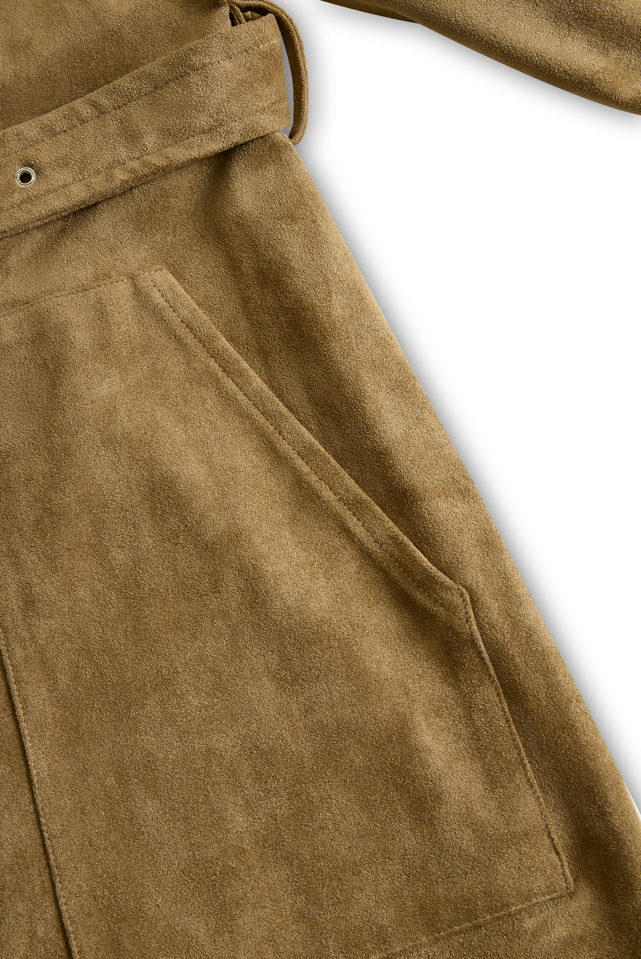 Robe midi à manches longues, un bouton, col à revers, en mélange de laine tendance pour femmes MDA1867H7Y