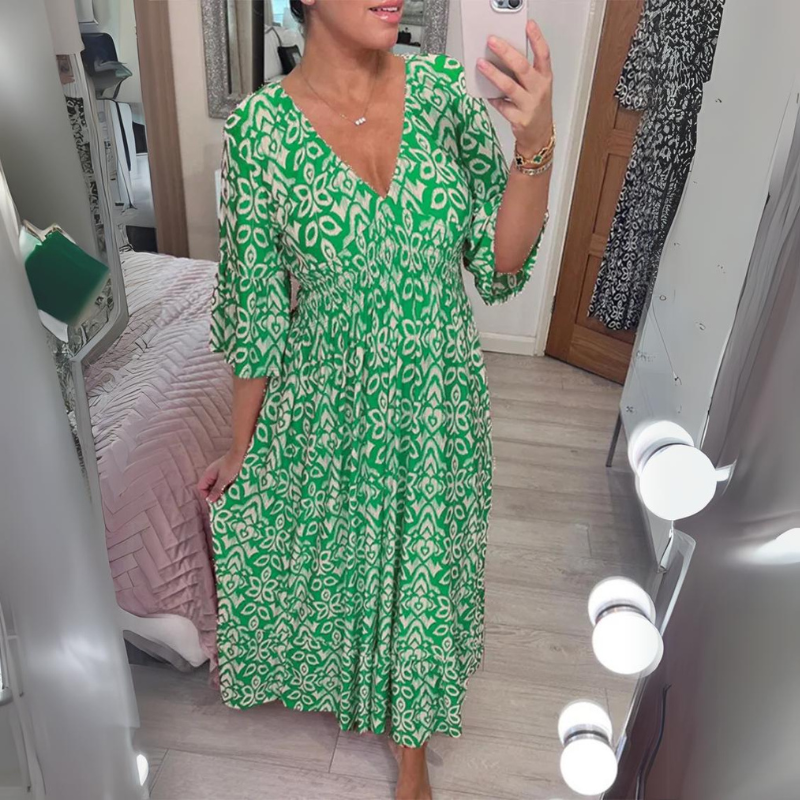 YARA® | Robe d'été avec col en V