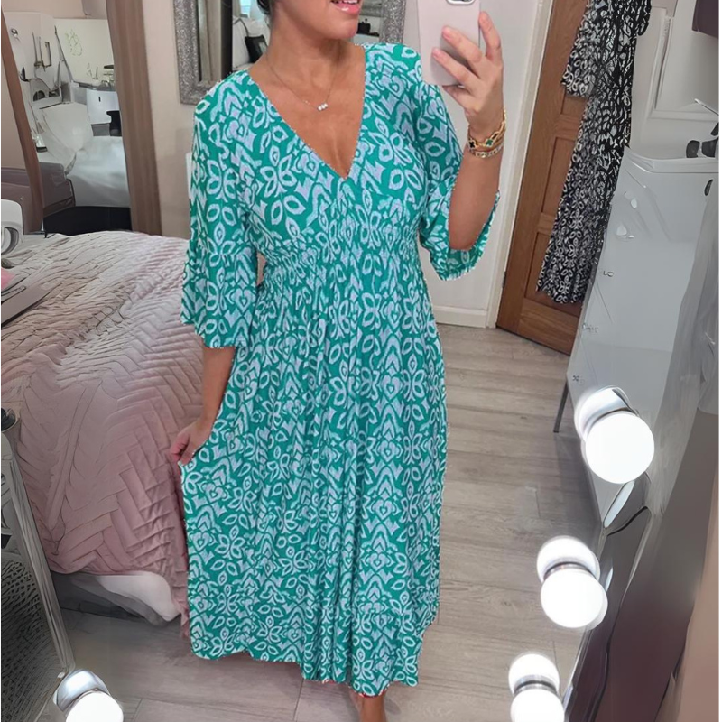 YARA® | Robe d'été avec col en V