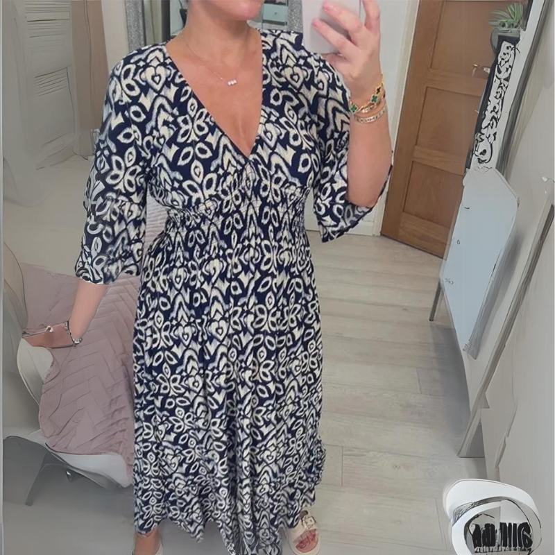 YARA® | Robe d'été avec col en V