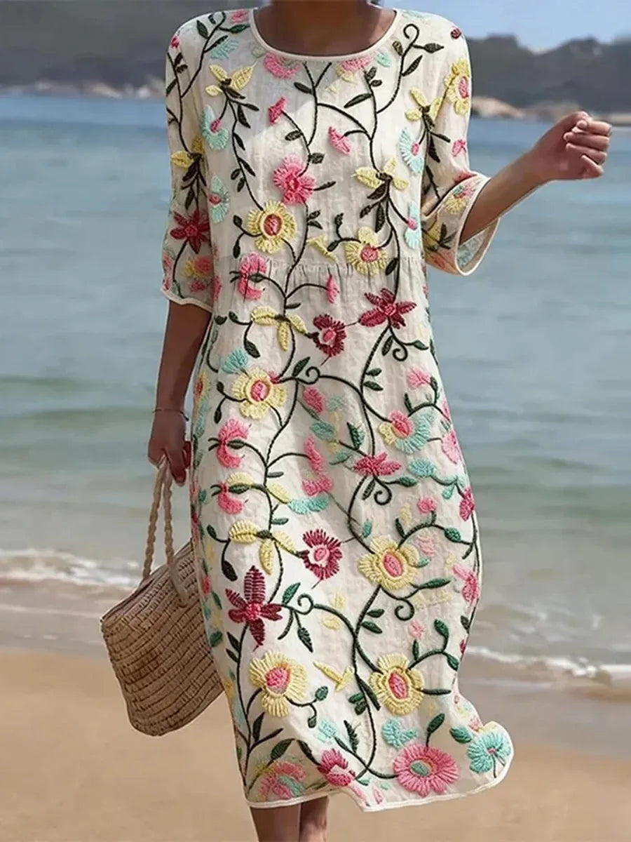 Rebecca | Robe avec motif floral