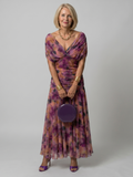 Klein | Robe midi à épaules dénudées