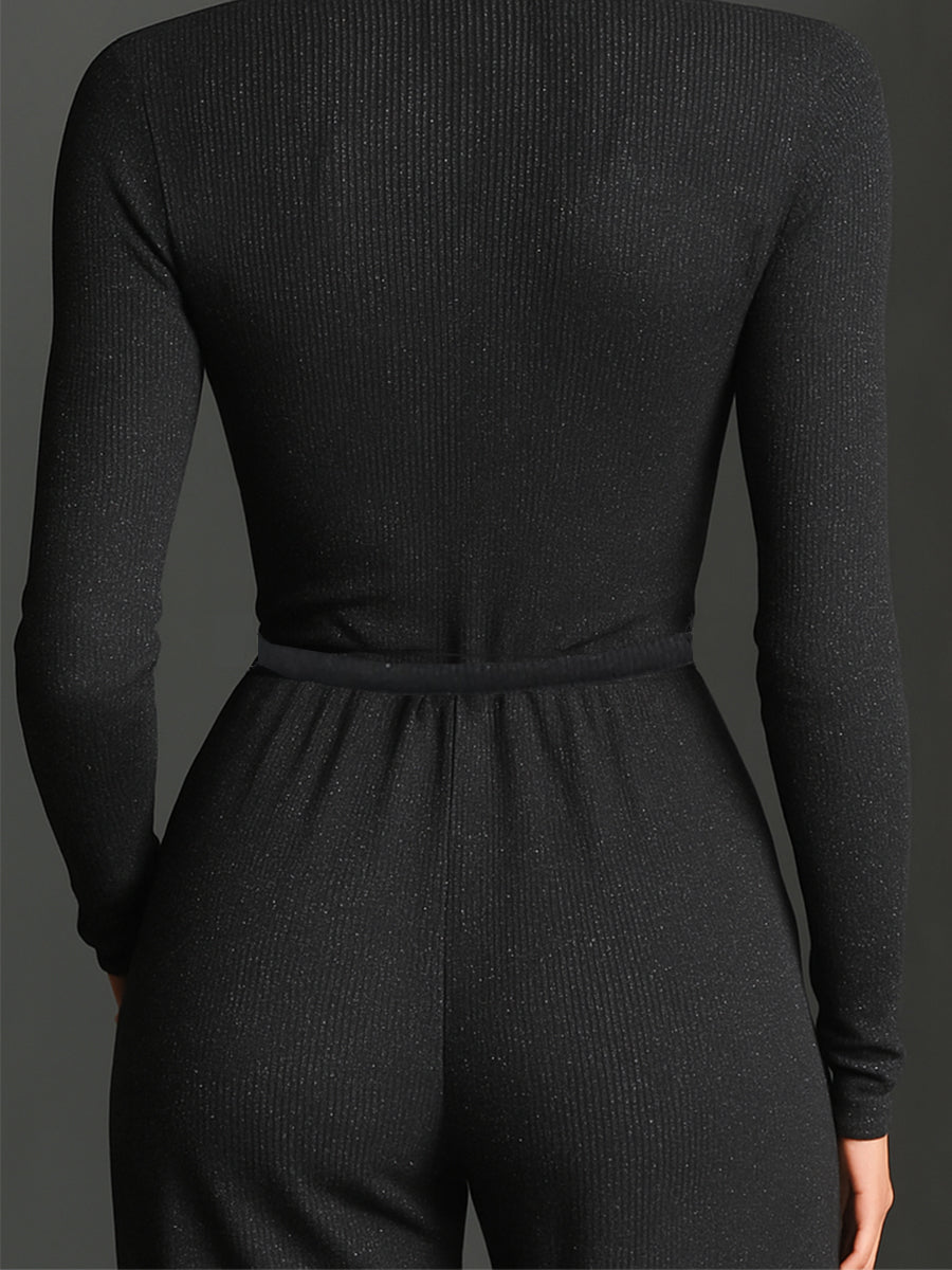 Ensemble féminin élégant avec fermeture éclair à l'avant MDA2560G5I