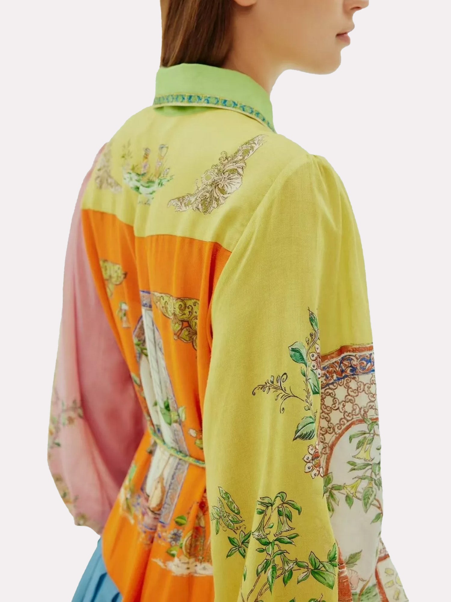 Robe midi imprimée inspirée du vintage