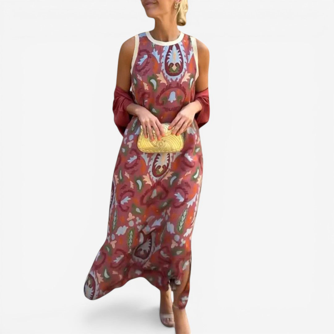 Robe maxi imprimée Nubia™