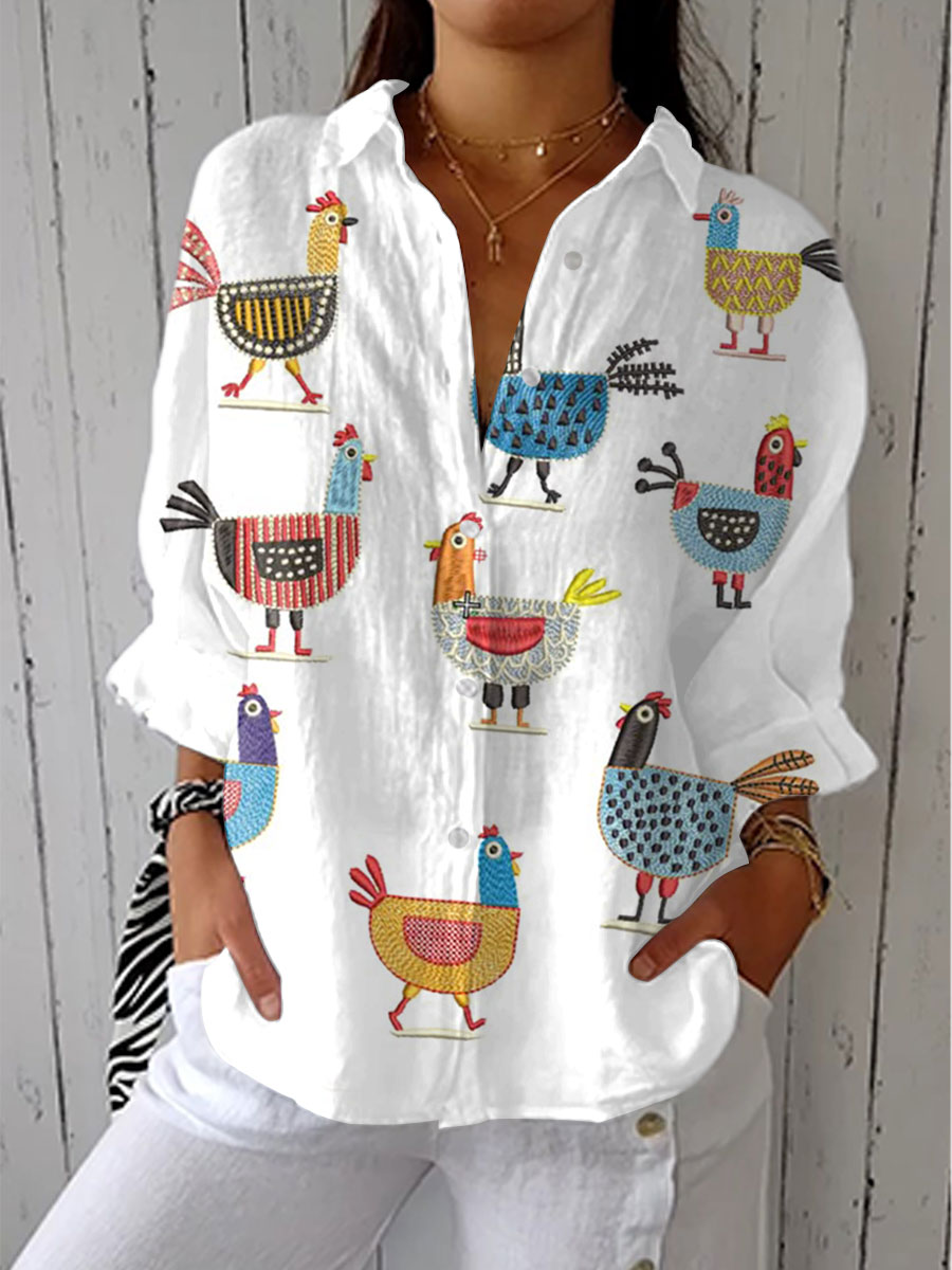 Ingrid | T-shirt Poule Ludique