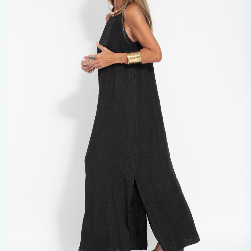 Liana | Robe en lin fait main