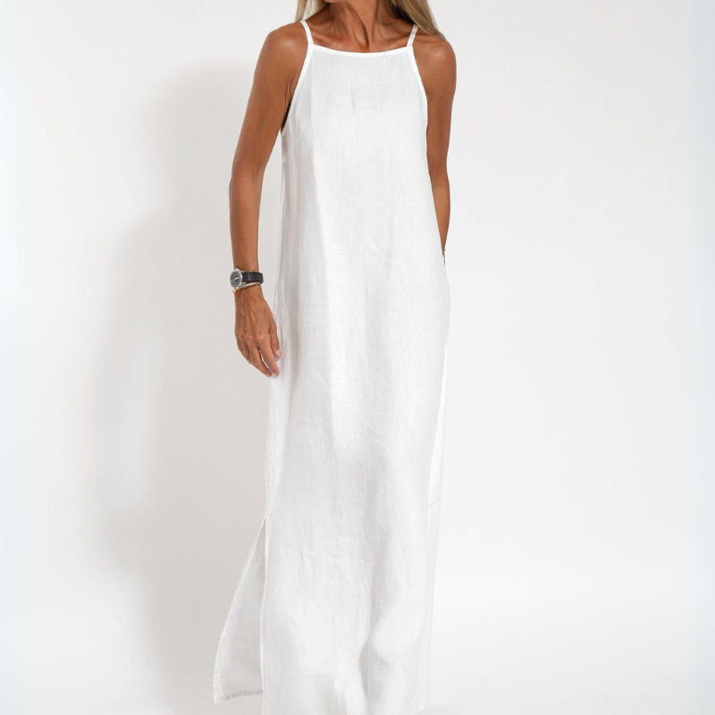 Liana | Robe en lin fait main