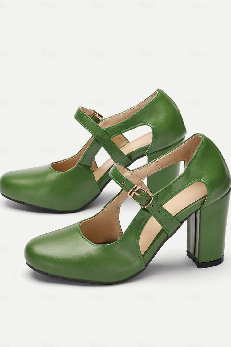 Talons confortables avec détails T-BAR
