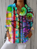 Pana | T-shirt à fleurs artistiques