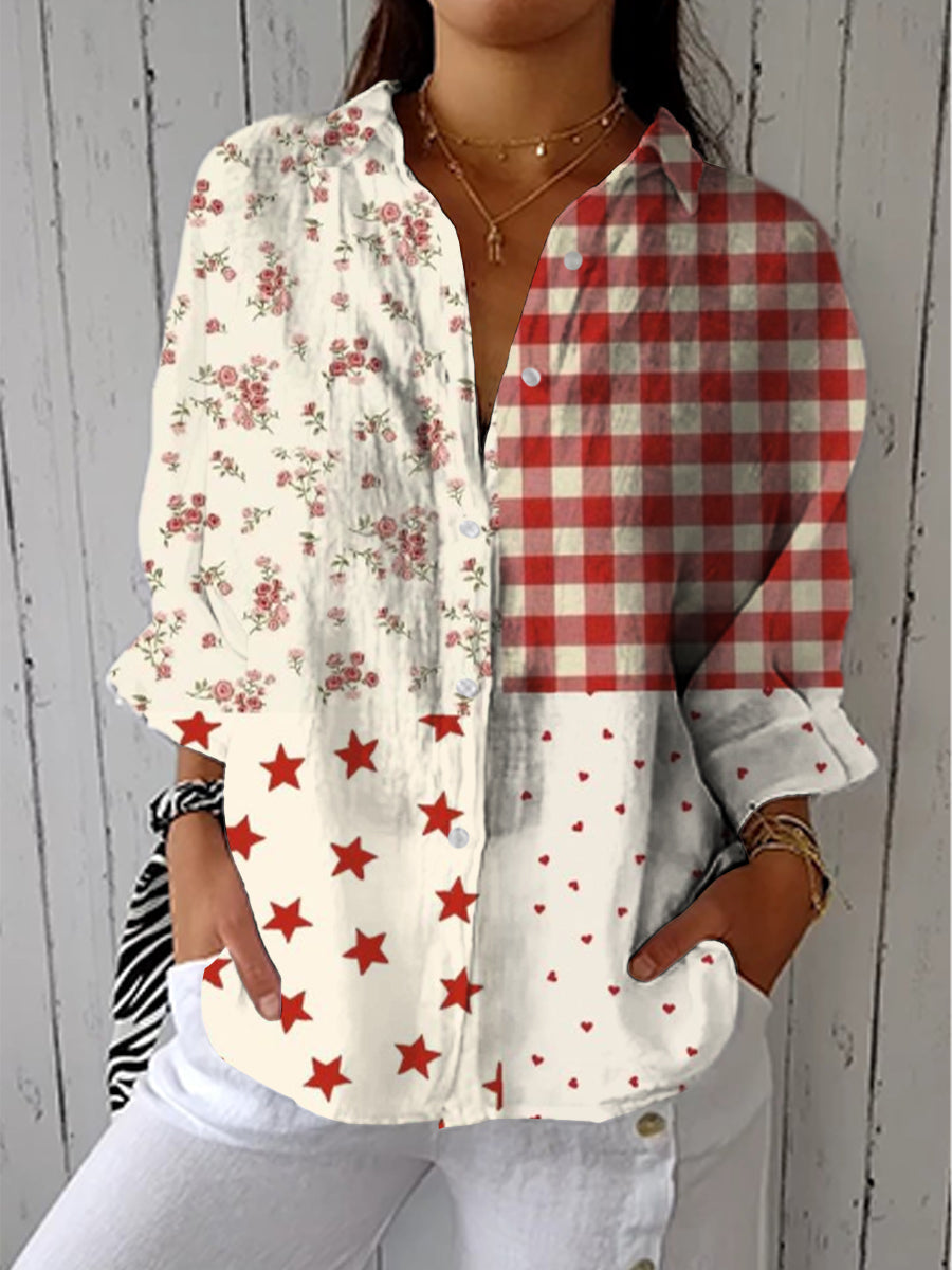 Eliz | Chemise Patchwork Champêtre