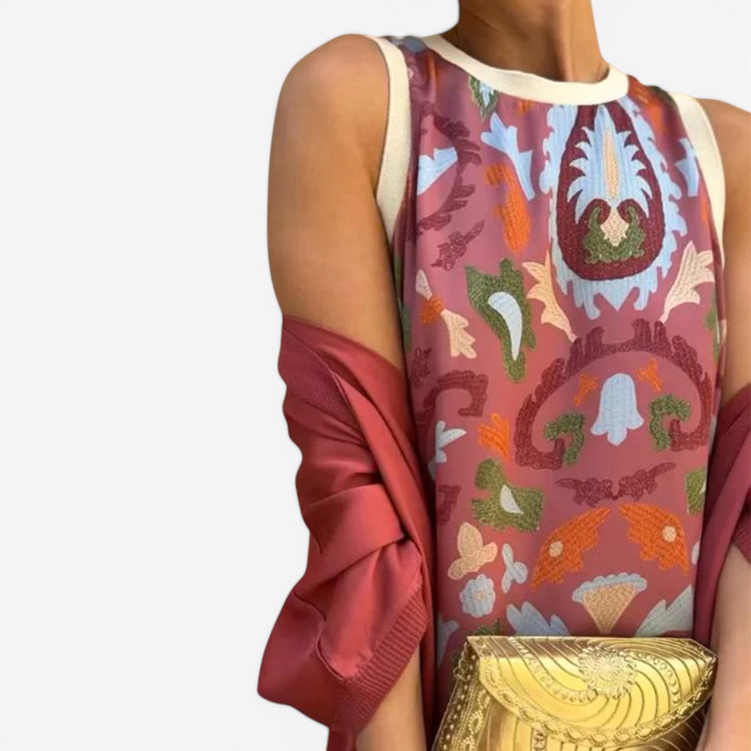 Robe maxi imprimée Nubia™