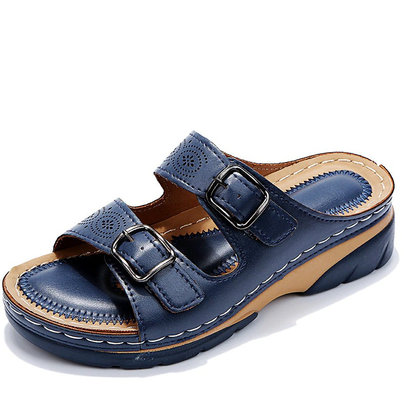 Sandales orthopédiques Lovas pour tendinite d'Achille, pieds larges et arthrose