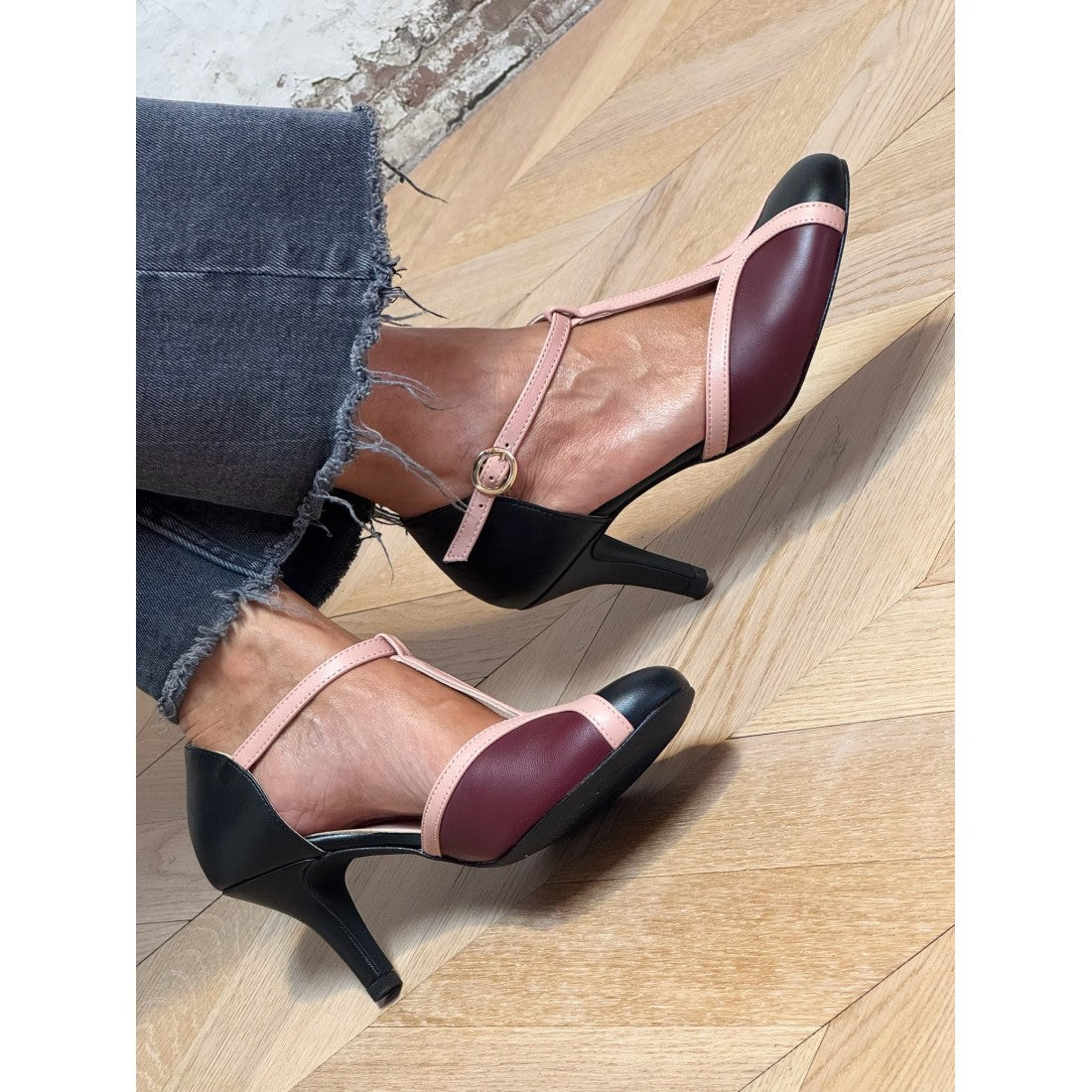 Chaussures T-Bar Rétro