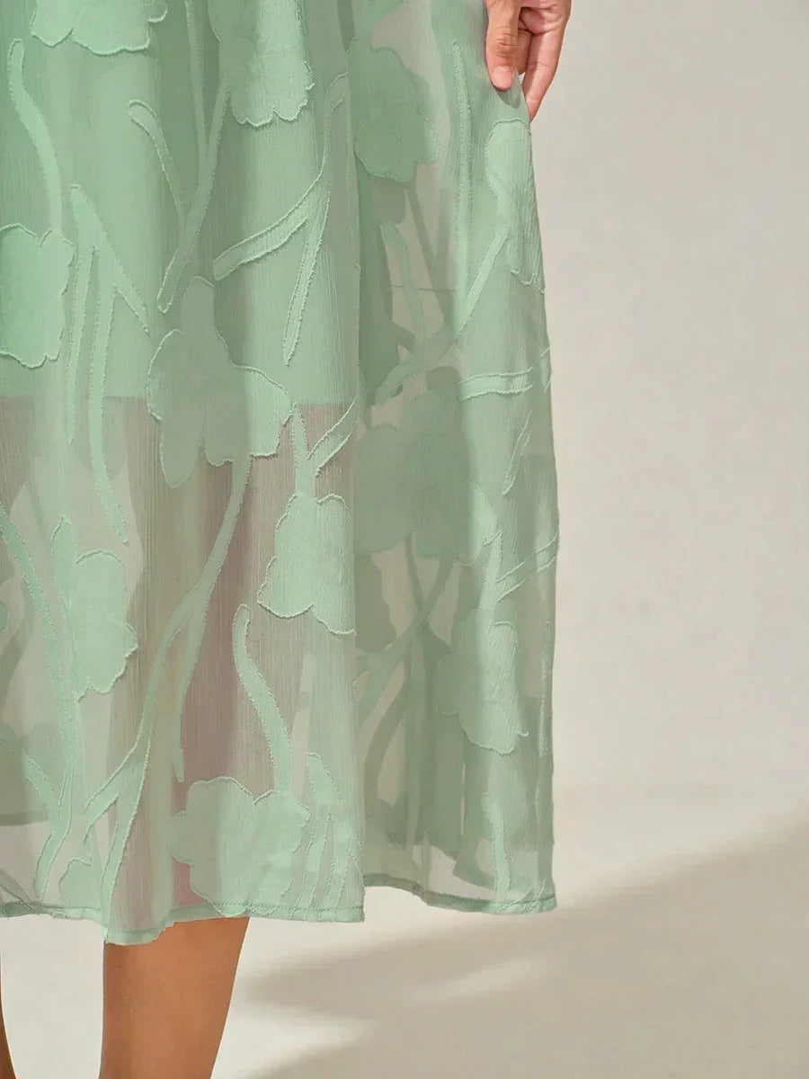 Robes maxi en dentelle avec volants