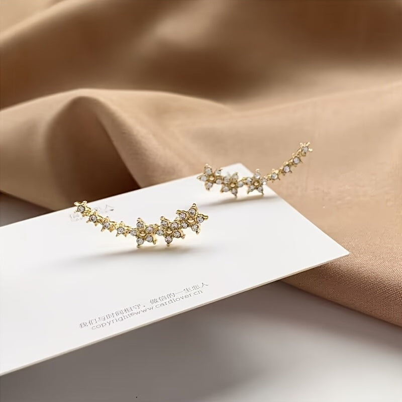 Boucles d'oreilles fleurs éternelles