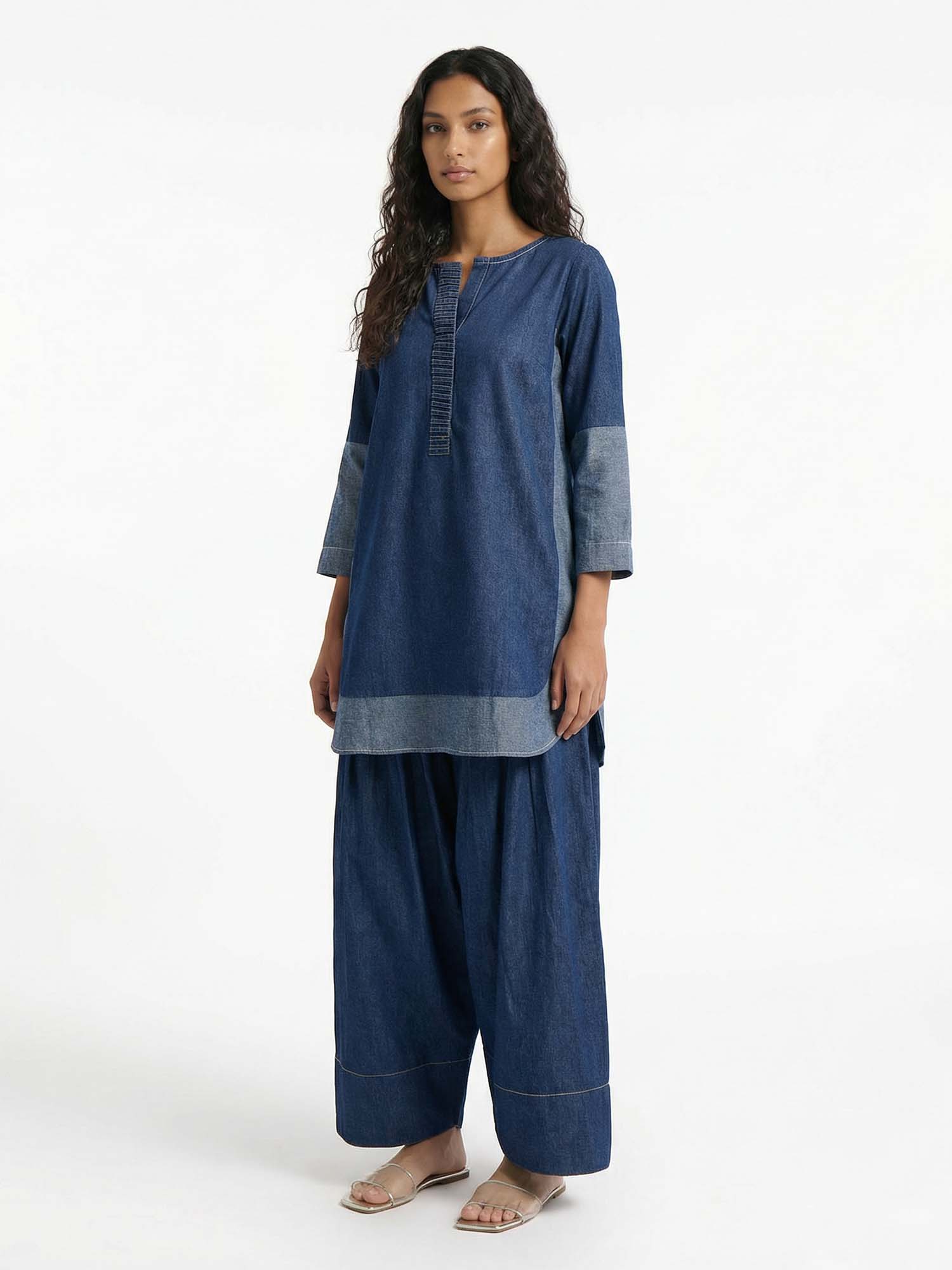 Chemise Indigo Heritage