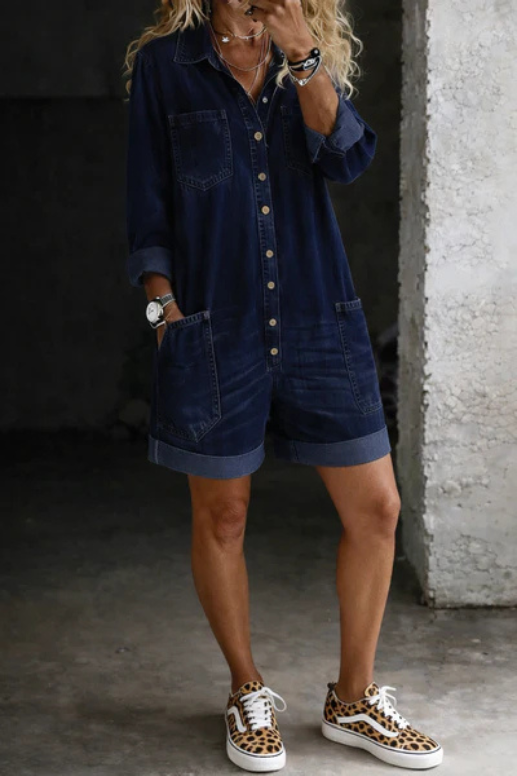 Shorts en denim décontractés