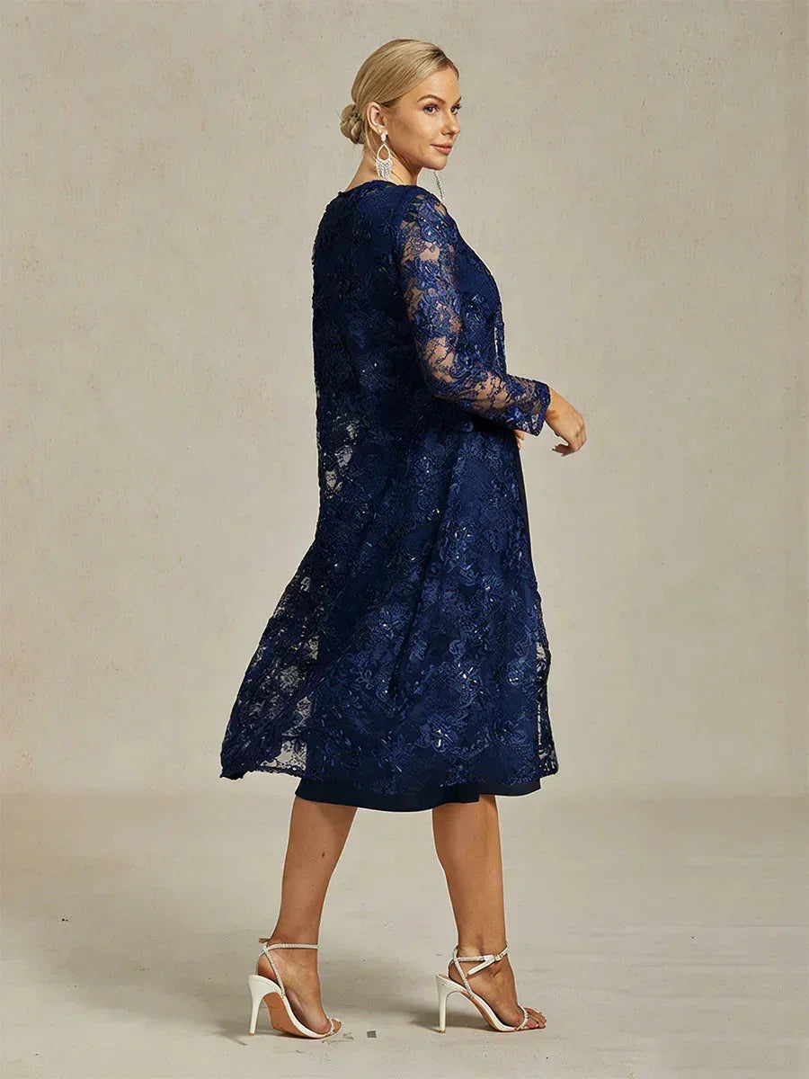 Robe blazer vintage avec broderies en sequins