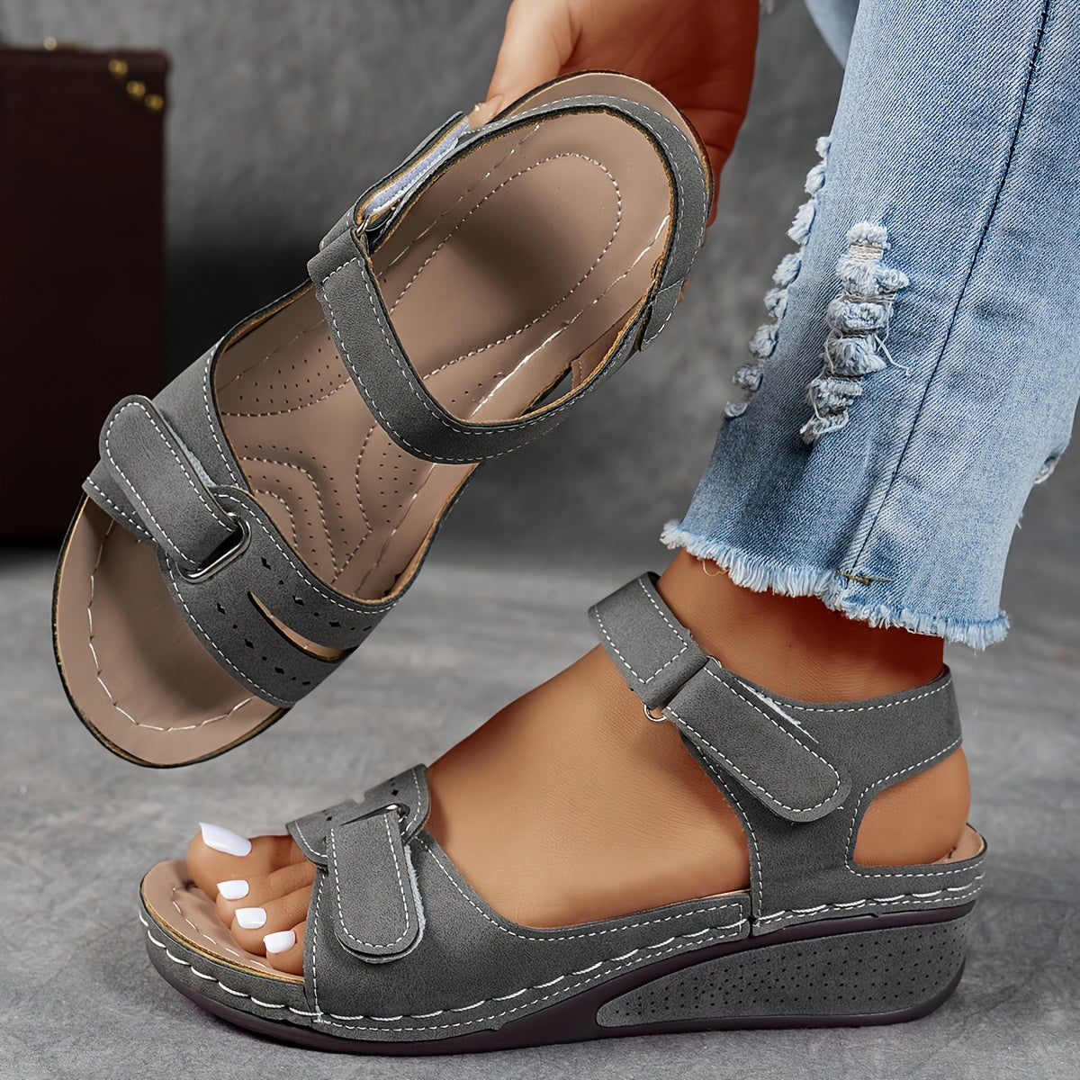 DELACROIX | Sandales orthopédiques confort Eliz
