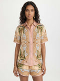 Ensemble t-shirt et short style baroque