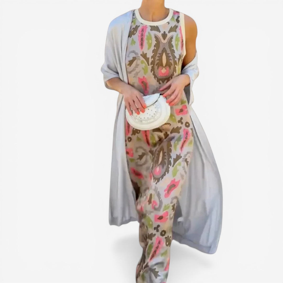 Robe maxi imprimée Nubia™