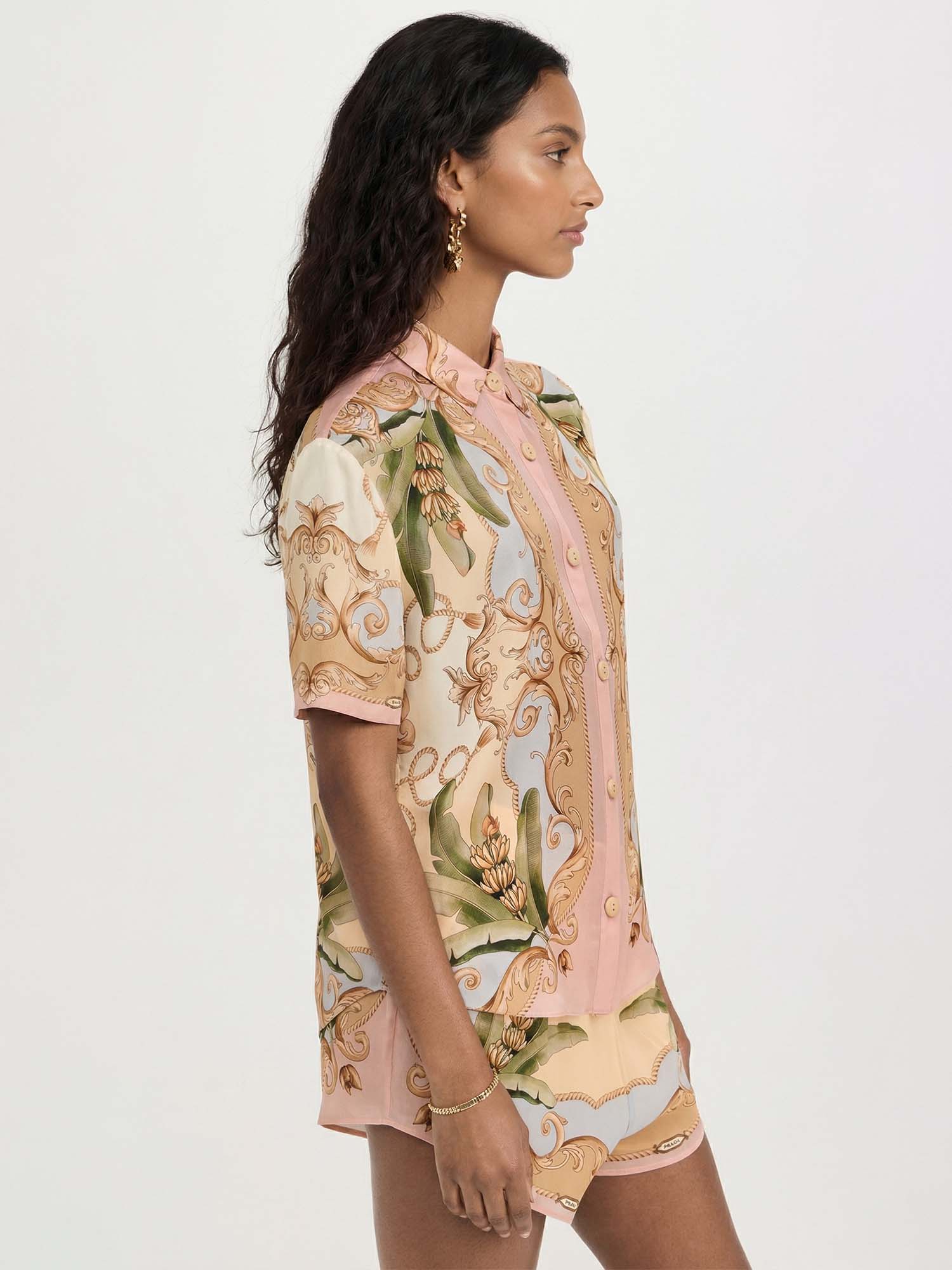 Ensemble t-shirt et short style baroque