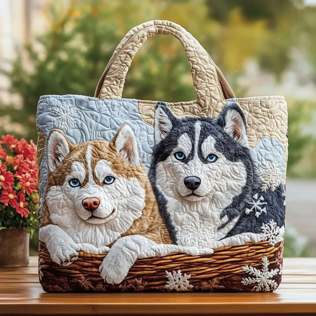 Amis pour l'hiver | Sac en patchwork fait main