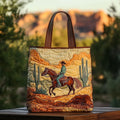 Cavalier du désert | Sac en patchwork fait main