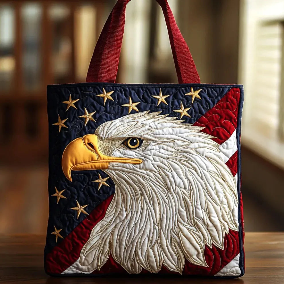 Aigle de la liberté | Sac en patchwork fait main
