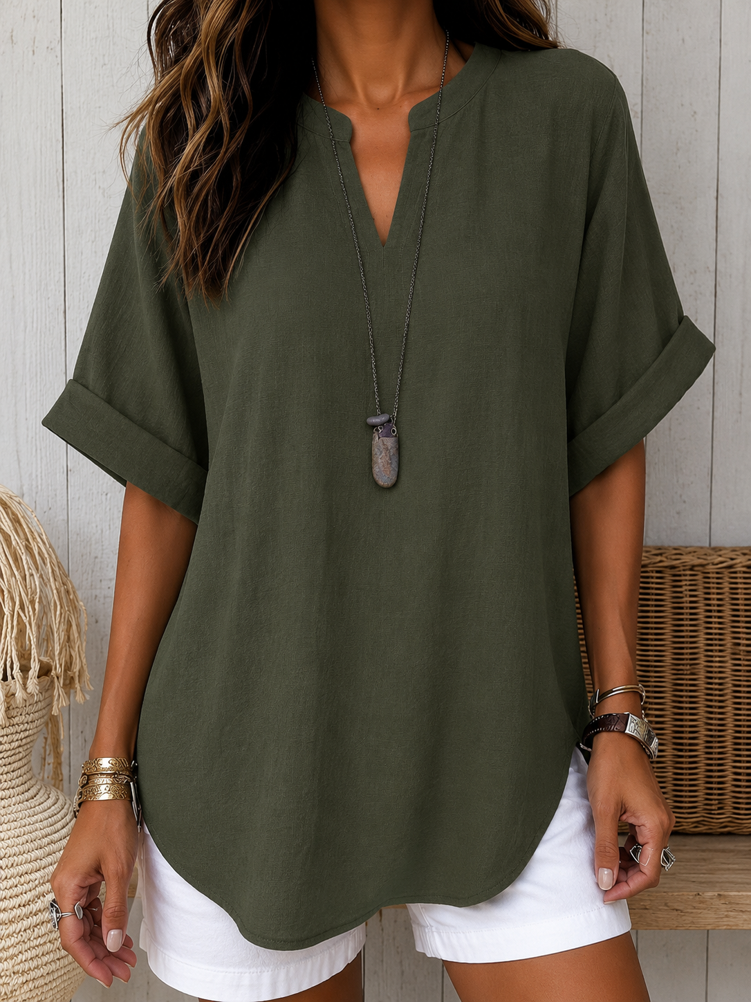 Emma™ – T-shirt à manches courtes simple