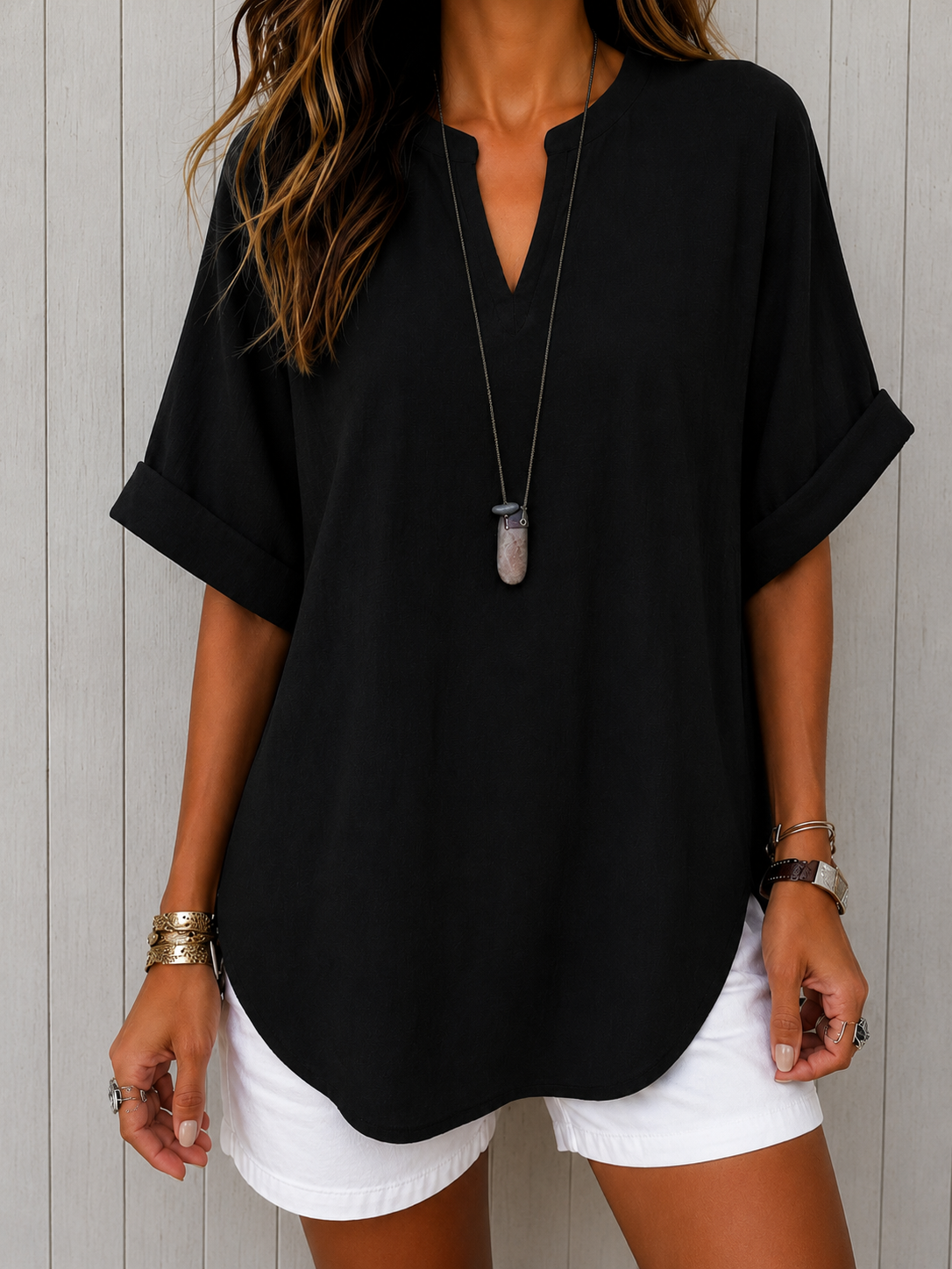 Emma™ – T-shirt à manches courtes simple