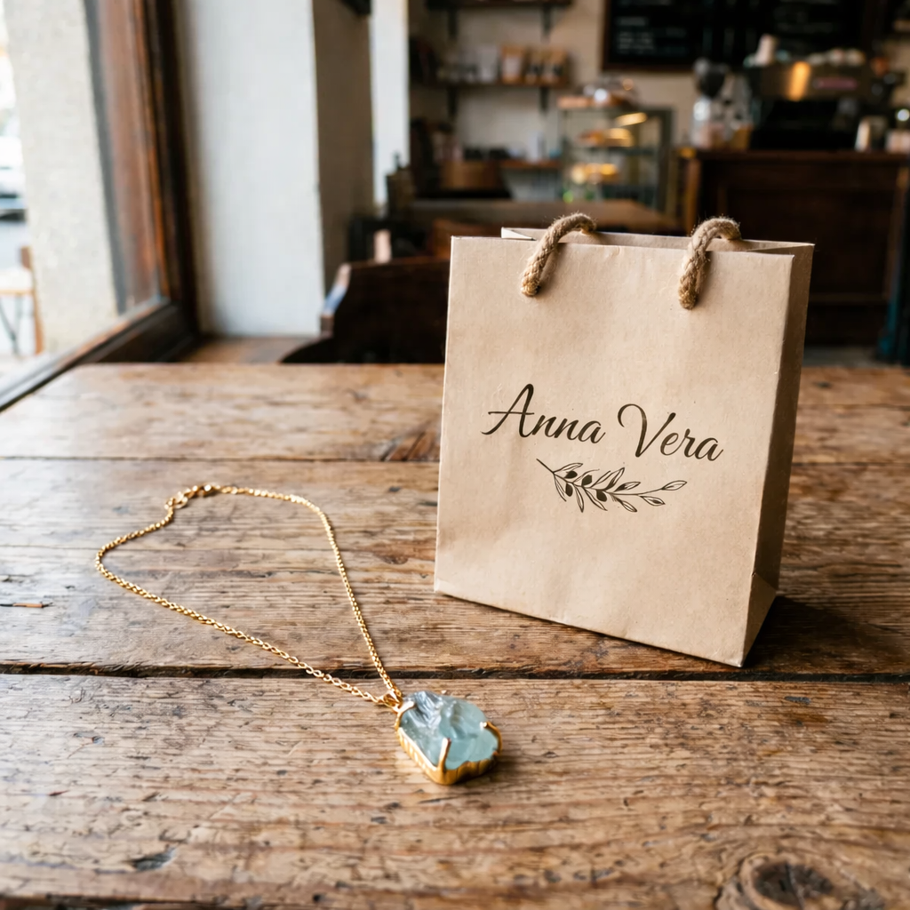 Collier vintage en forme de cœur en argent et or précieux