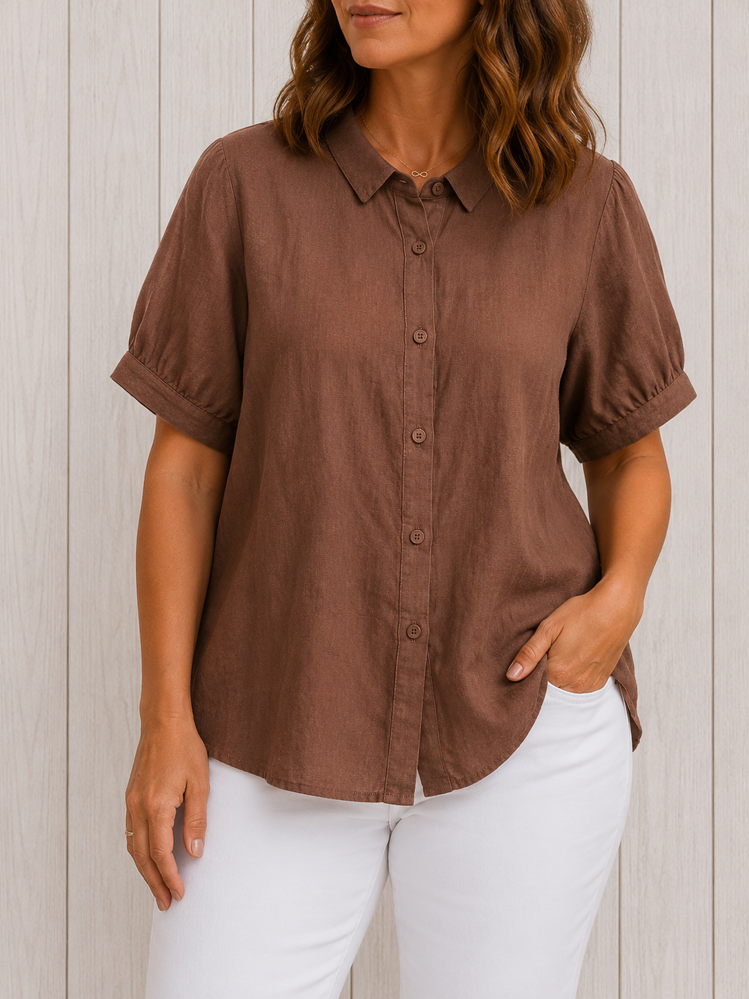 Pamela™ | Chemise à boutons décontractée