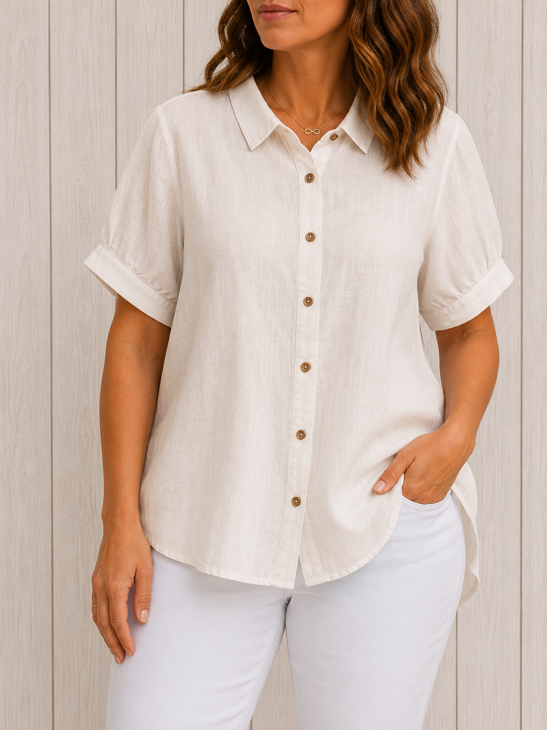 Pamela™ | Chemise à boutons décontractée