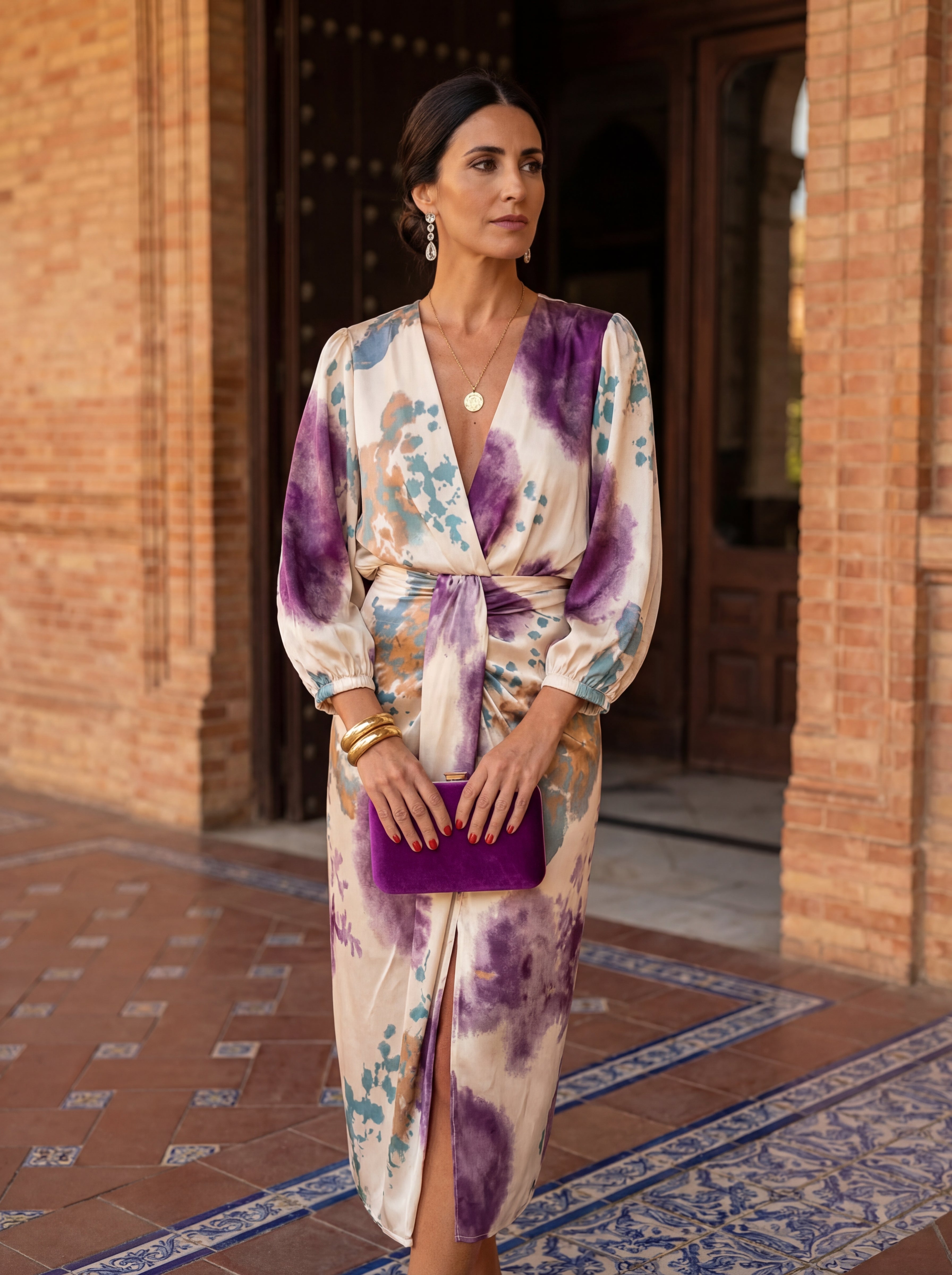 Valeria - Robe élégante avec décolleté en V