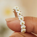 Bague Marguerite – Argent et douceur dessinée