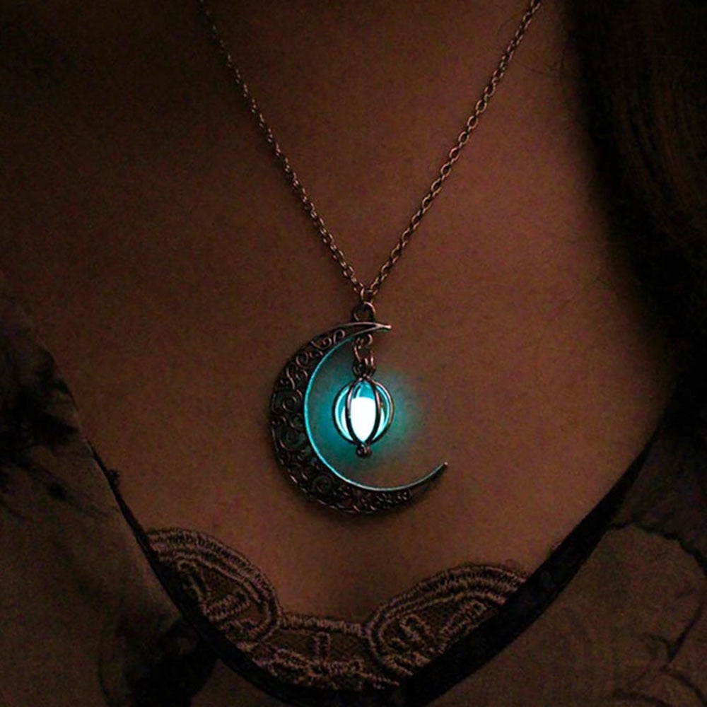 Pendentif lumineux de lune