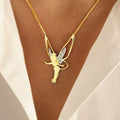 Pendentif fée en or