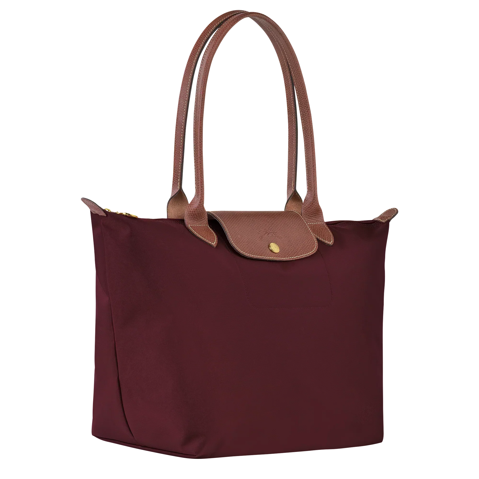 Longchamp - Grand sac Le Pliage, bordeaux