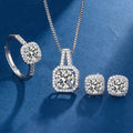 Bijoux en or blanc “Lion Quadrate”