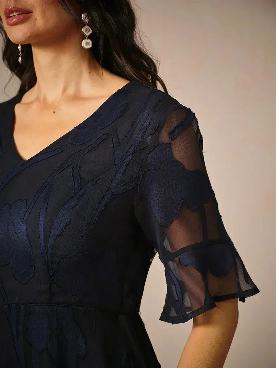 Robes maxi en dentelle avec volants