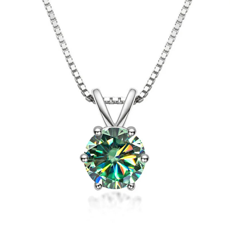 Bague solitaire élégante avec moissanite
